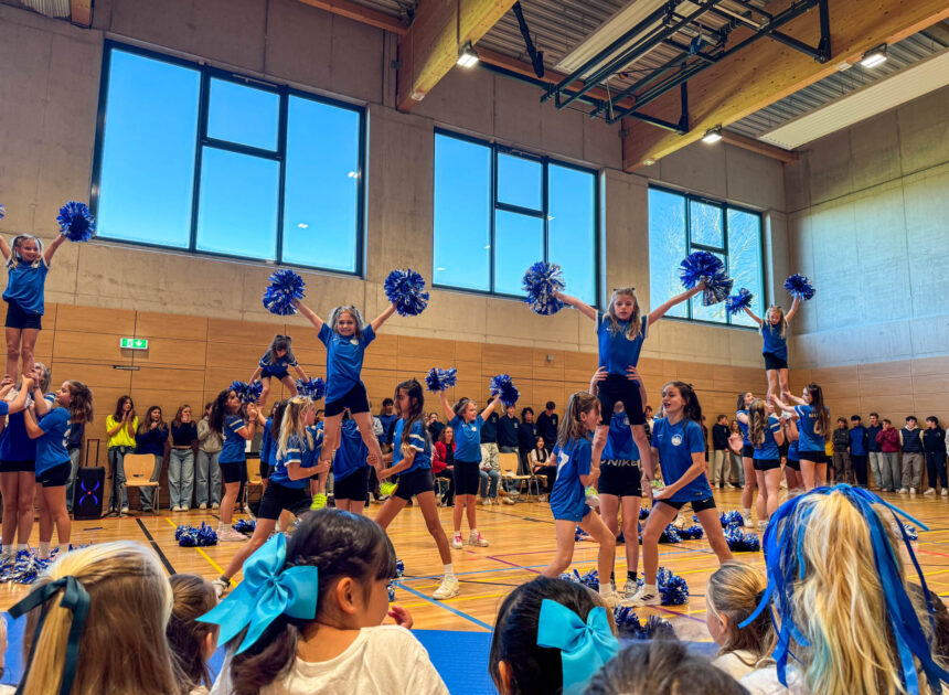 MIS Cheer Squad Lifts Off
